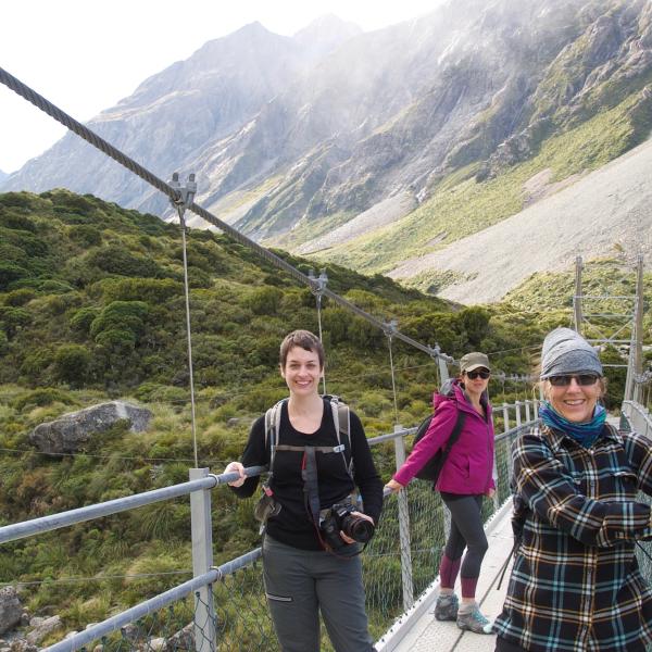 Crossing bridges in New Zealand