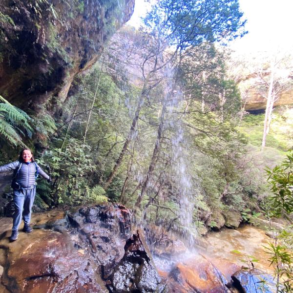 Exploring the waterfalls