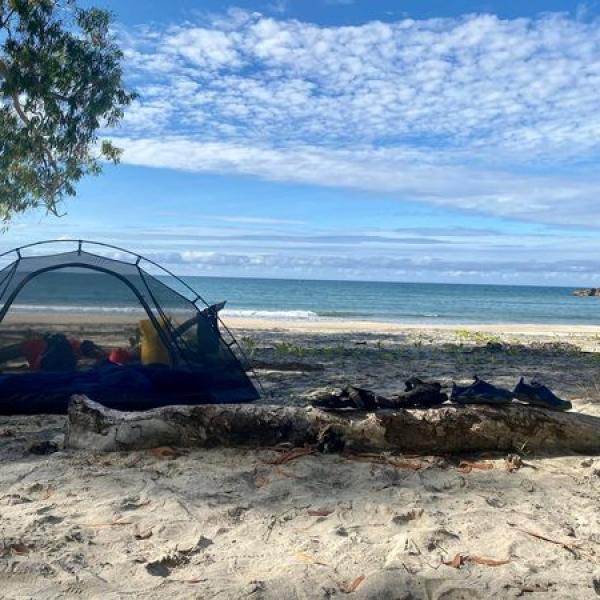 The most amazing beach camping!