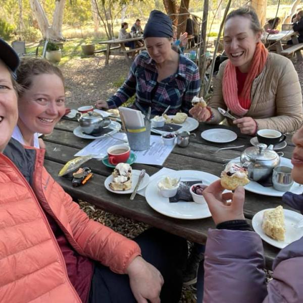 Scones post hike at Megalong Tea Rooms!
