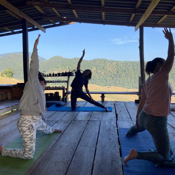 Yoga at the Home Stay